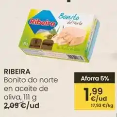 Eroski Ribeira - bonito do norte en aceite de oliva oferta
