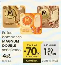 Eroski Magnum doble - bombones oferta