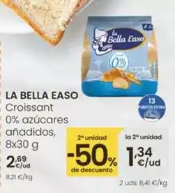 Eroski La bella easo - croissant 0% azucares anadidos oferta