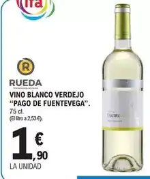 E.Leclerc Pago de carrovejas - vino blanco verdejo oferta