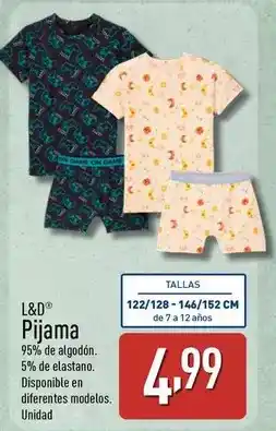 ALDI L&d - pijama oferta
