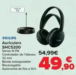 Carrefour Philips - auricular shc5200 oferta