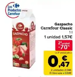 Carrefour Gazpacho Carrefour Classic oferta