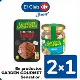 Carrefour GARDEN GOURMET En productos Sensation. oferta
