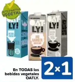 Carrefour OATLY En todas las bebidas vegetales oferta
