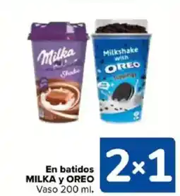 Carrefour MILKA y OREO En batidos oferta