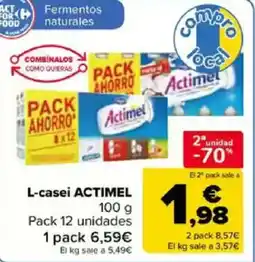 Carrefour ACTIMEL L-casei oferta