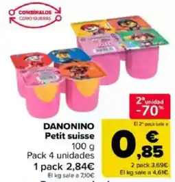 Carrefour DANONINO Petit suisse oferta