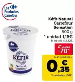 Carrefour Kéfir Natural Carrefour Sensation oferta