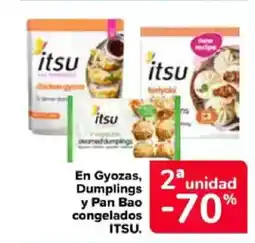 Carrefour ITSU En Gyozas, Dumplings y Pan Bao congelados oferta