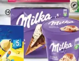 Alimerka MILKA Helado de vainilla y chocolate oferta