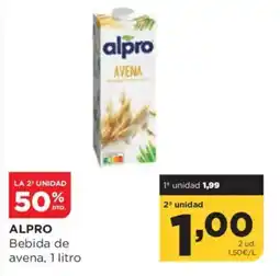 Alimerka ALPRO Bebida de avena oferta