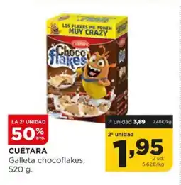 Alimerka CUÉTARA Galleta chocoflakes oferta