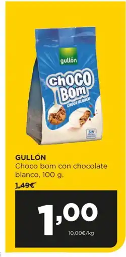Alimerka GULLÓN Choco bom con chocolate blanco oferta