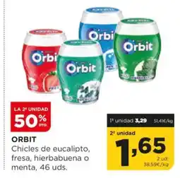 Alimerka ORBIT Chicles de eucalipto, fresa, hierbabuena o menta oferta