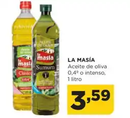 Alimerka LA MASÍA Aceite de oliva 0,4° o intenso oferta