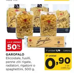 Alimerka GAROFALO Elicoidale, fusilli, penne ziti rigate, radiatori, rigatoni o spaghettini oferta