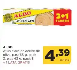 Alimerka ALBO Atún claro en aceite de oliva oferta