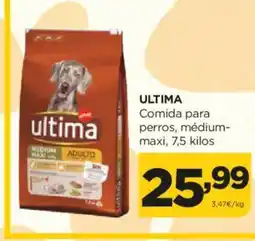 Alimerka ULTIMA Comida para perros, médium- maxi oferta