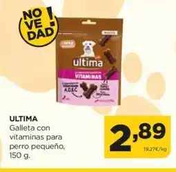 Alimerka ULTIMA Galleta con vitaminas para perro pequeño oferta