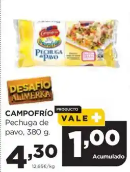 Alimerka CAMPOFRÍO Pechuga de pavo oferta