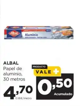 Alimerka ALBAL Papel de aluminio oferta