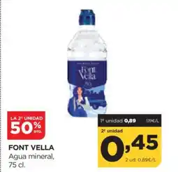 Alimerka FONT VELLA Agua mineral oferta