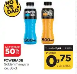 Alimerka POWERADE Golden mango o ice oferta