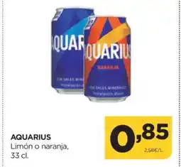 Alimerka AQUARIUS Limón o naranja oferta