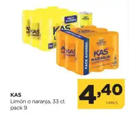 Alimerka KAS Limón o naranja oferta