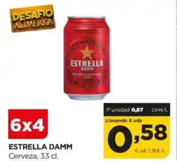 Alimerka ESTRELLA DAMM Cerveza oferta