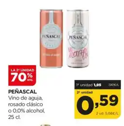Alimerka PEÑASCAL Vino de aguja, rosado clásico o 0,0% alcohol oferta