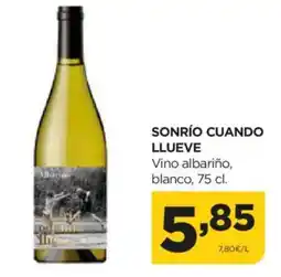 Alimerka SONRÍO CUANDO LLUEVE Vino albariño oferta