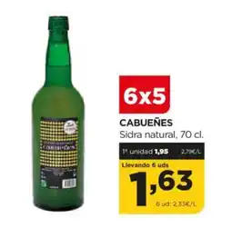 Alimerka CABUEÑES Sidra natural oferta