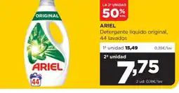 Alimerka ARIEL Detergente líquido original oferta