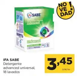 Alimerka IFA SABE Detergente advanced universal oferta