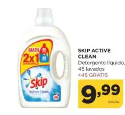 Alimerka SKIP ACTIVE CLEAN Detergente líquido oferta