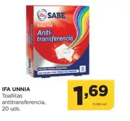 Alimerka IFA UNNIA Toallitas antitransferencia oferta