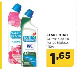 Alimerka SANICENTRO Gel wc 4 en 1 o flor de hibisco oferta
