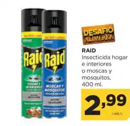 Alimerka RAID Insecticida hogar o moscas y mosquitos oferta