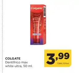 Alimerka COLGATE Dentifrico max white ultra oferta