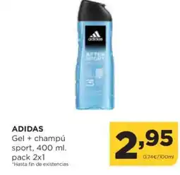 Alimerka ADIDAS Gel + champú sport oferta