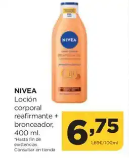 Alimerka NIVEA Loción corporal reafirmante + bronceador oferta