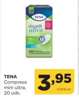 Alimerka TENA Compresa mini ultra oferta