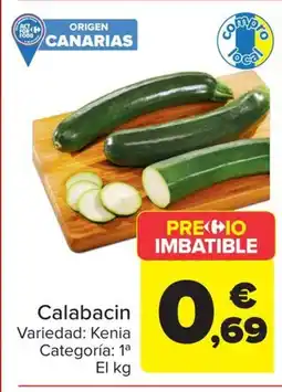 Carrefour Calabacin oferta
