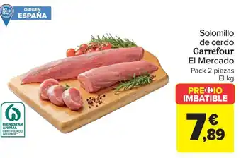 Carrefour CARREFOUR Solomillo de cerdo oferta