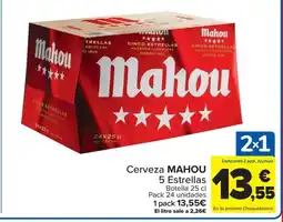 Carrefour MAHOU Cerveza oferta