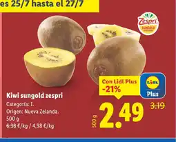 Lidl Kiwi sungold zespri oferta