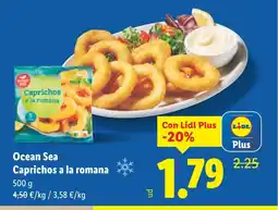 Lidl OCEAN SEA Caprichos a la romana oferta