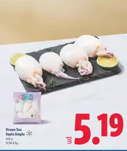 Lidl OCEAN SEA Sepia limpia oferta